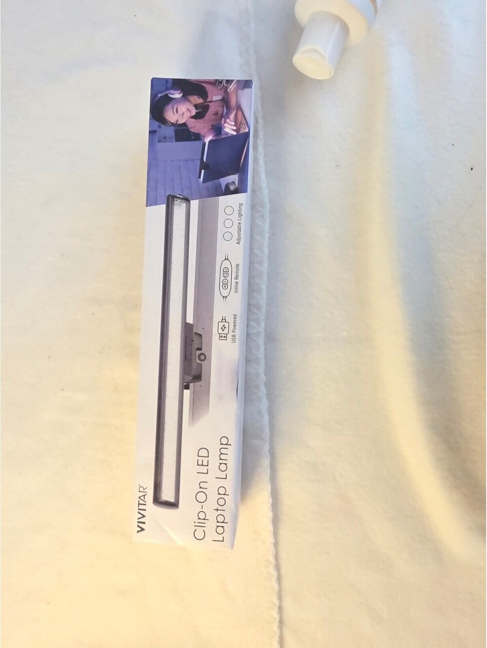 Vivitar Clip-On LED Laptop Lamp USB Powered Adjustable Light